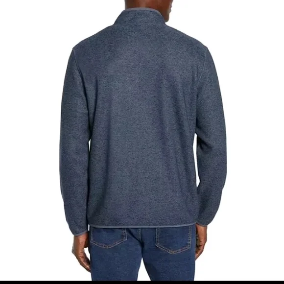 Eddie Bauer Men's Sweater Fleece  H. Lt Harbor Blue - Picture 2 of 6
